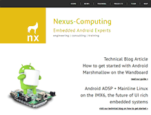 Tablet Screenshot of nexus-computing.ch